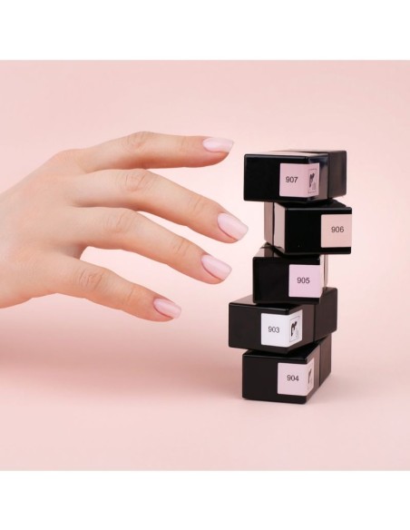 Gel Polish Base Coat. Pale pink camouflage 