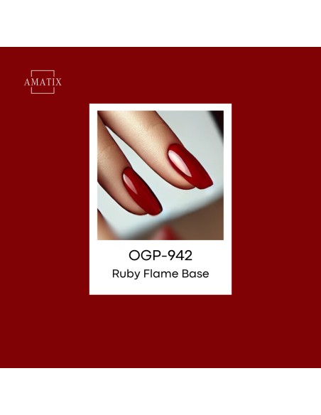 Amatix Base Coat Ruby Flame 942, 10 ml