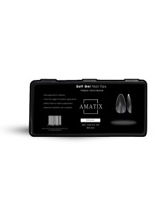 Amatix Soft Gel Nail Tips Almond 504uni 12 tamaños
