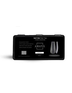 Amatix Soft Gel Nail Tips Ballerina 504uni 12 tamaños