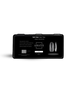 Amatix Soft Gel Nail Tips Oval 504uni 12 tamaños