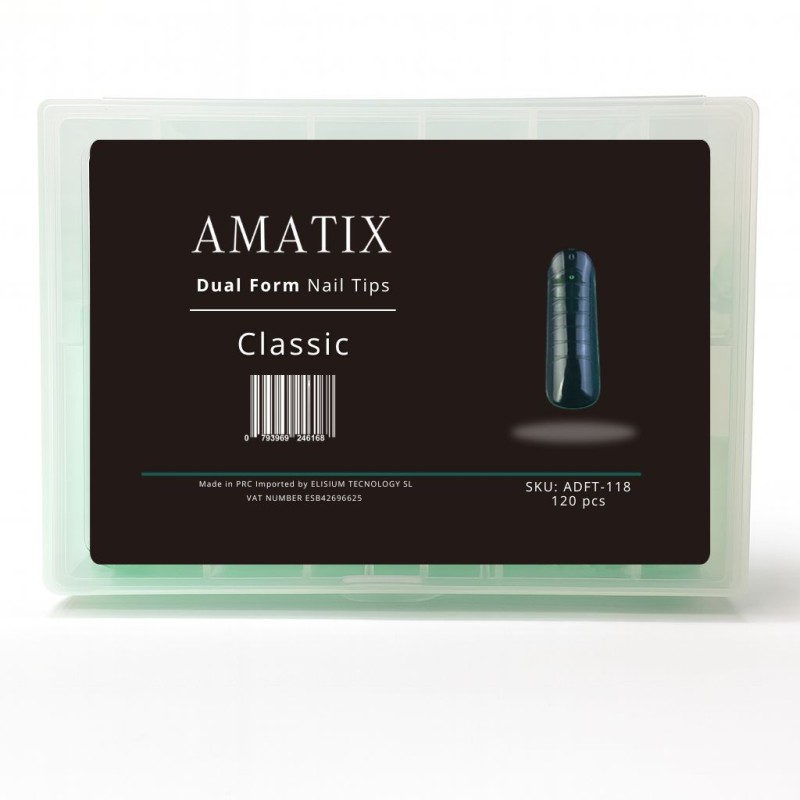 Amatix Dual Form Nail Tips Classic 120uni 12...