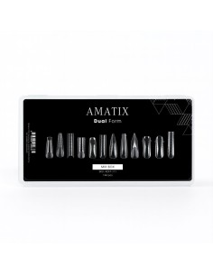 Amatix Dual Form Nail Tips Mix Box 144uni 12 tamaños