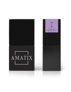 Amatix Gel Polish MIX *103 Dusty Pink Holographic Shimmer...