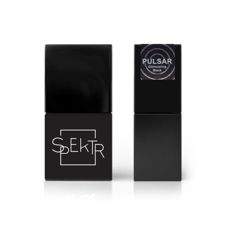 Spektr Gel Polish PULSAR *157 Glimmering Black 10ml