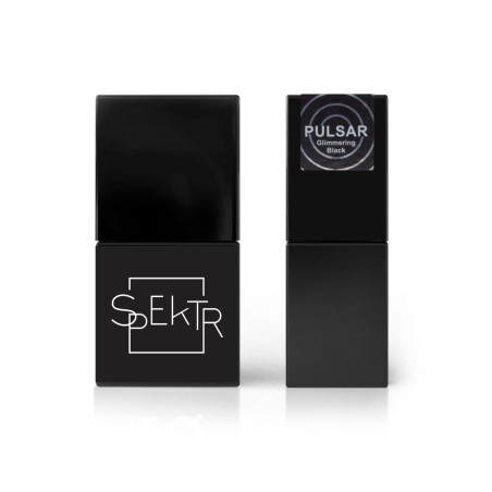 Spektr Gel Polish PULSAR *157 Glimmering Black 10ml