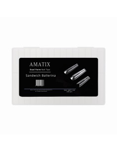 Amatix Dual Form Nail Tips Sandwich Ballerina 240uni 15...