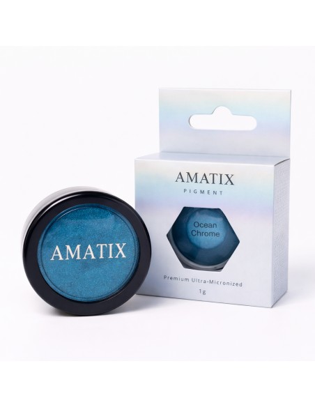 Amatix pigmento de mica *Ocean Chrome*