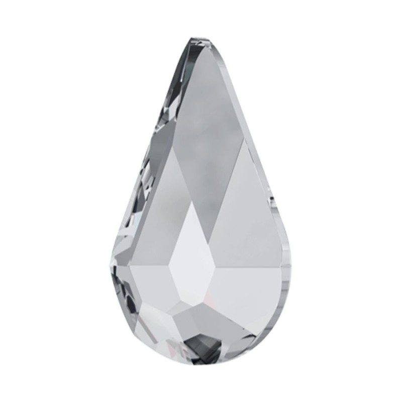 SWAROVSKI DROP FLAT BACK 1 UNI CRYSTAL 8X4,8mm