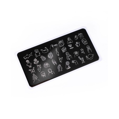 Nail Stamping Plate. Echo: Muse *1