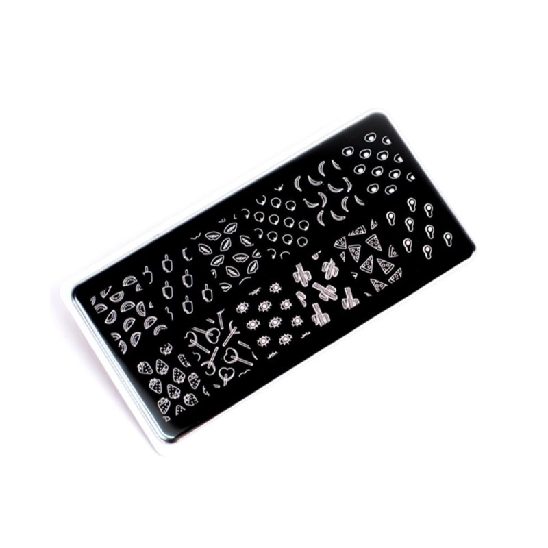 Nail Stamping Plate. Echo: Girl power *1