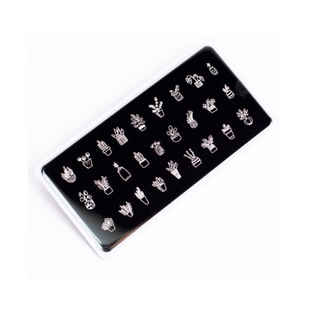 Nail Stamping Plate. Echo: Girl power *3