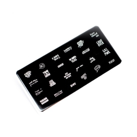 Nail Stamping Plate. Echo: Garden *2