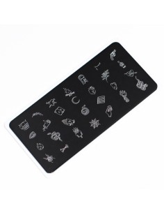 Nail Stamping Plate. Echo: Tattoo *2