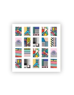 Sliders for nail design. Transfer: Abstraction *2