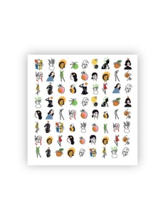 Sliders for nail design. Transfer: Speak Out *2