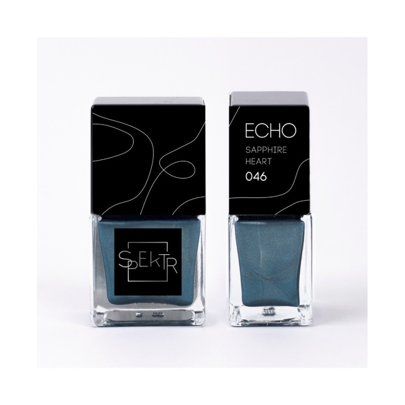 Stamping Nail Polish.  Echo: Sapphire Heart