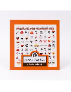 Sliders for nail design. Femme Fatale *2