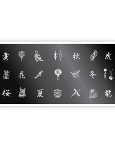 Nail Stamping Plate. Echo: Chinatown *1