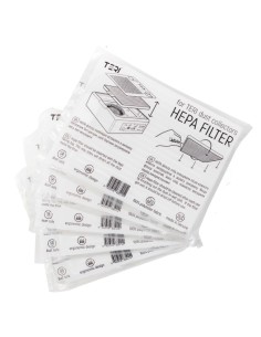 Pack de 5 filtros HEPA SOBREMESA
