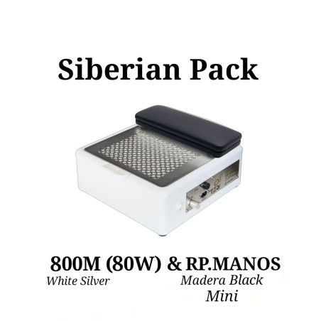 Siberian Pack 800M W/S & Reposamanos Mini Black
