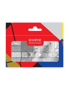 Nail Stamping Plate Spektr. Boheme: Abstractionism 4