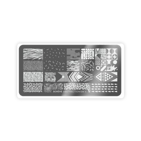 Nail Stamping Plate Spektr. Boheme: Abstractionism 4