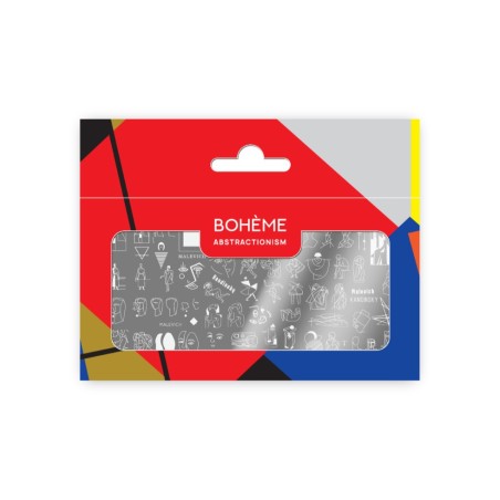 Nail Stamping Plate Spektr. Boheme: Abstractionism 1