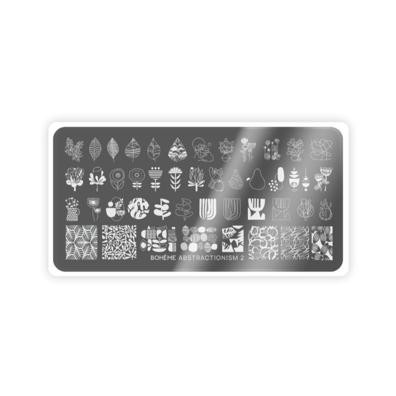 Nail Stamping Plate Spektr. Boheme: Abstractionism 2