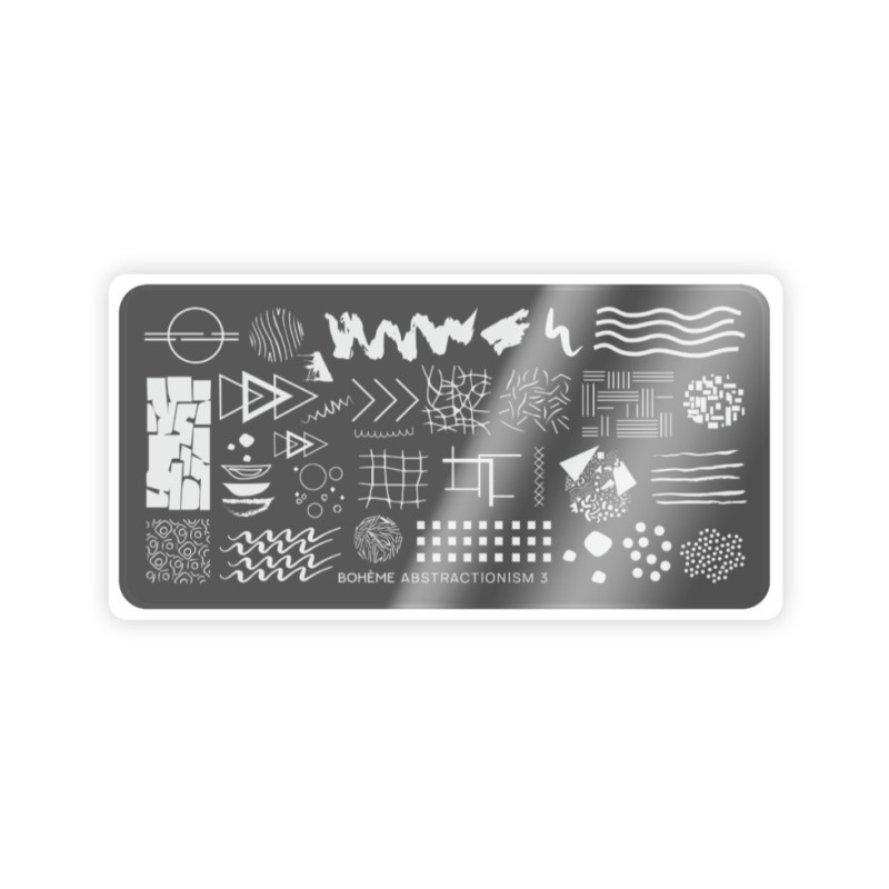 Nail Stamping Plate Spektr. Boheme: Abstractionism 3