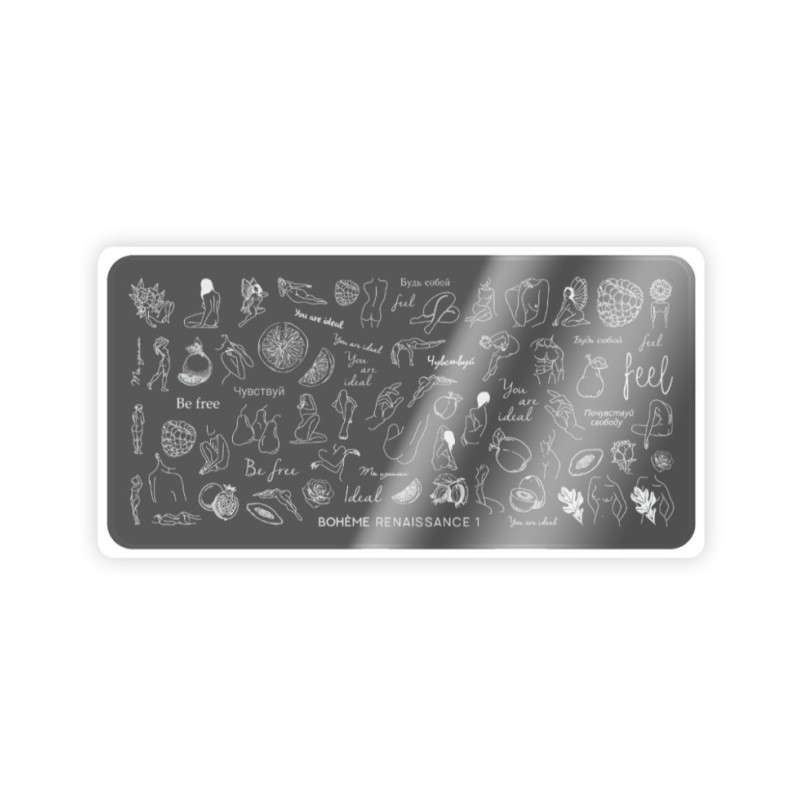 Nail Stamping Plate Spektr. Boheme: Renaissance 1