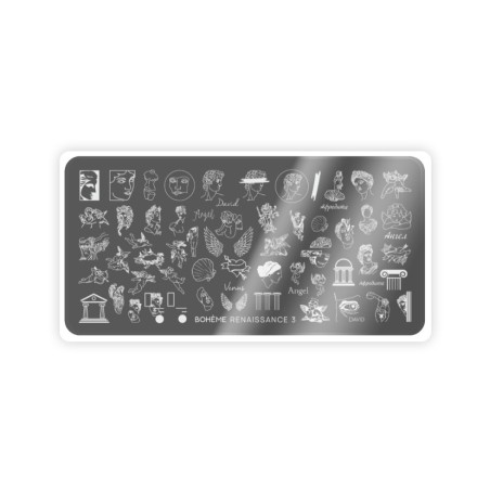 Nail Stamping Plate Spektr. Boheme: Renaissance 3
