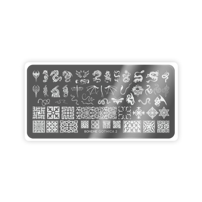 Nail Stamping Plate Spektr. Boheme: Gothica 2