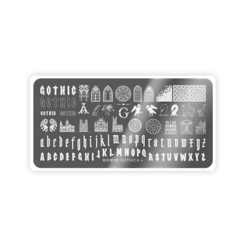 Nail Stamping Plate Spektr. Boheme: Gothica 4