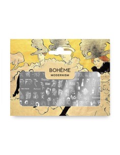 Nail Stamping Plate Spektr. Boheme: Modernism 1