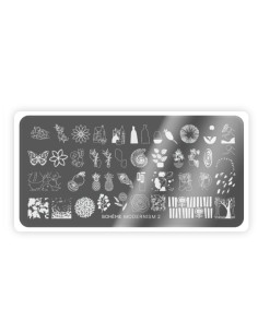 Nail Stamping Plate Spektr. Boheme: Modernism 2 2