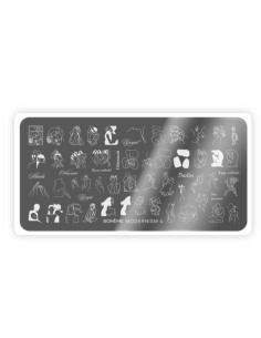 Nail Stamping Plate Spektr. Boheme: Modernism 4 2