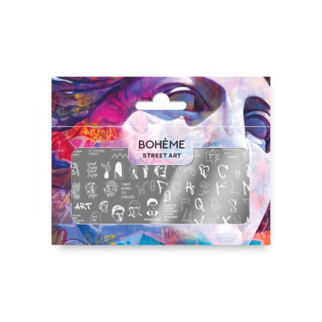 Nail Stamping Plate Spektr. Boheme: Street Art 2