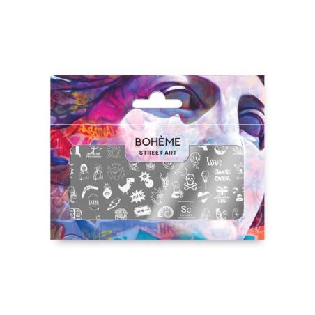 Nail Stamping Plate Spektr. Boheme: Street Art 3