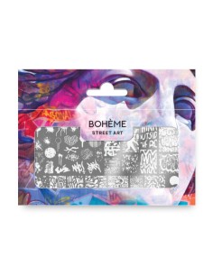 Nail Stamping Plate Spektr. Boheme: Street Art 4