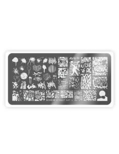 Nail Stamping Plate Spektr. Boheme: Street Art 4 2