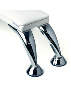 Reposamanos Amatix patas metálicas blanco 2