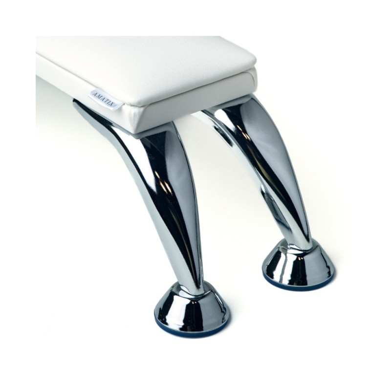 Reposamanos Amatix patas metálicas blanco