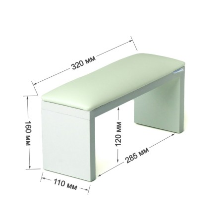 Reposamanos Amatix Wood White Pink