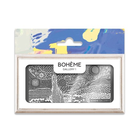 Nail Stamping Plate Spektr. Boheme: Gallery 1