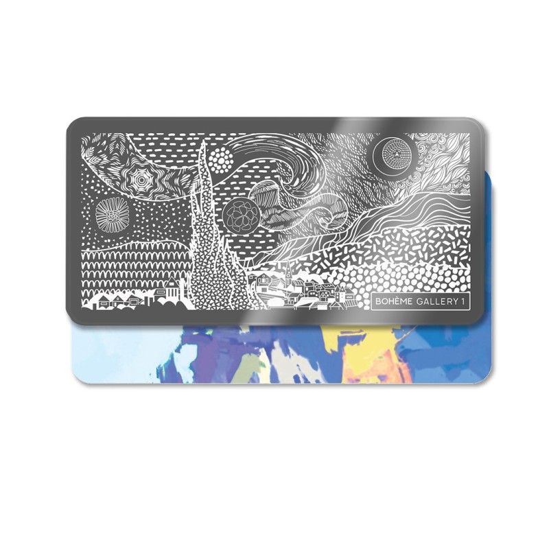 Nail Stamping Plate Spektr. Boheme: Gallery 1