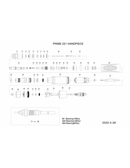 RHJC Rec Nº4 PRIME 221 BUSHING
